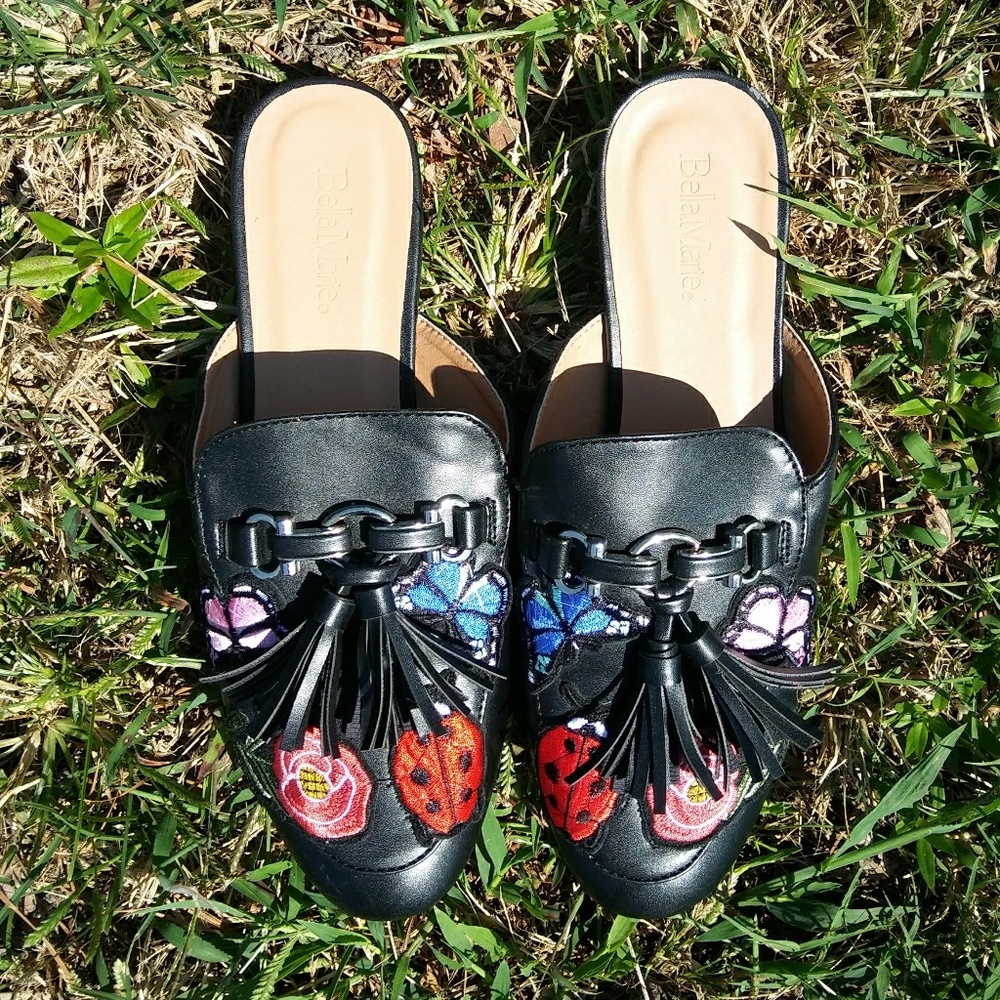 📣Flat Print loafers